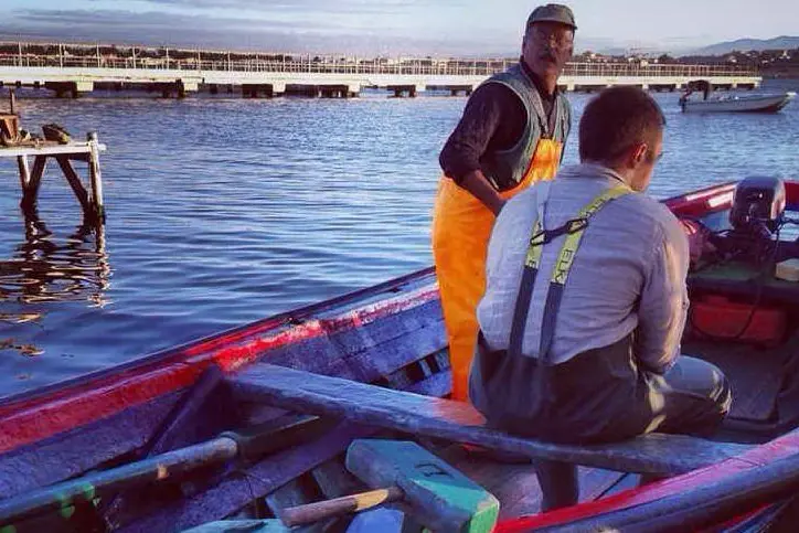 Uno dei pescherecci che ha accompagnato lo chef Rubio alla scoperta dei tesori del mare sardo