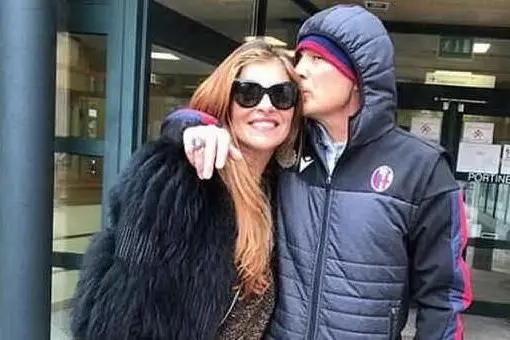 Mihajlovic con la moglie Arianna (foto Instagram)
