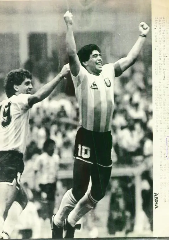Diego Armando Maradona (foto archivio Unione Sarda)