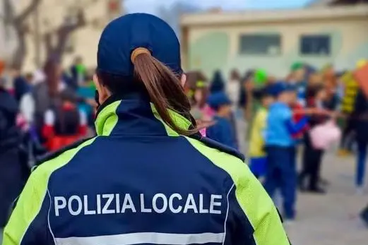 Polizia Municipale ad Alghero (foto concessa)