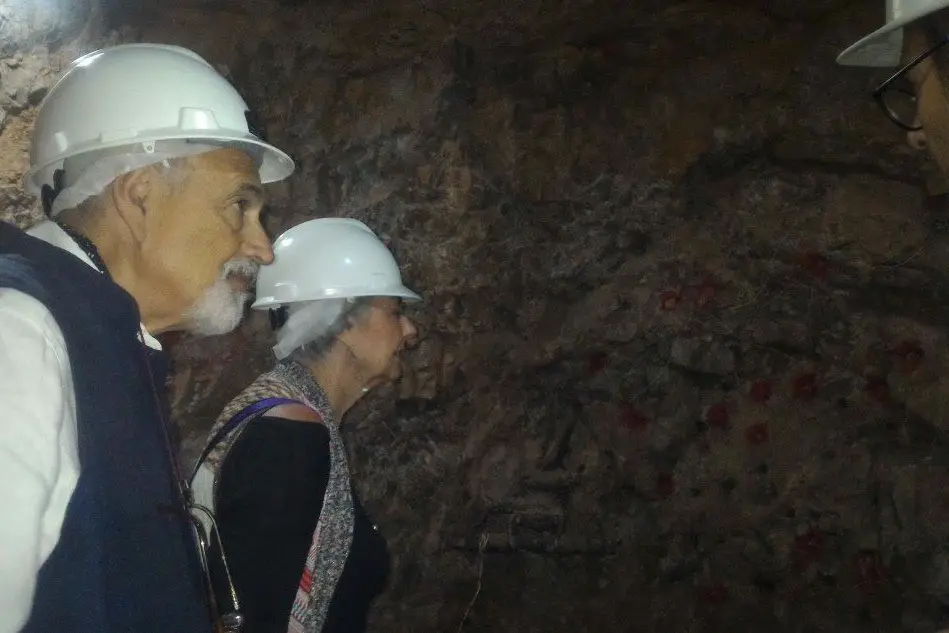 I marchesi in visita a Iglesias al Museo dell'Arte mineraria