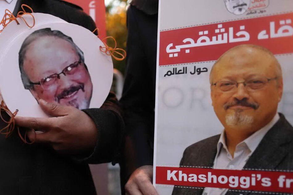 Una manifestazione per Jamal Khashoggi (Ansa)