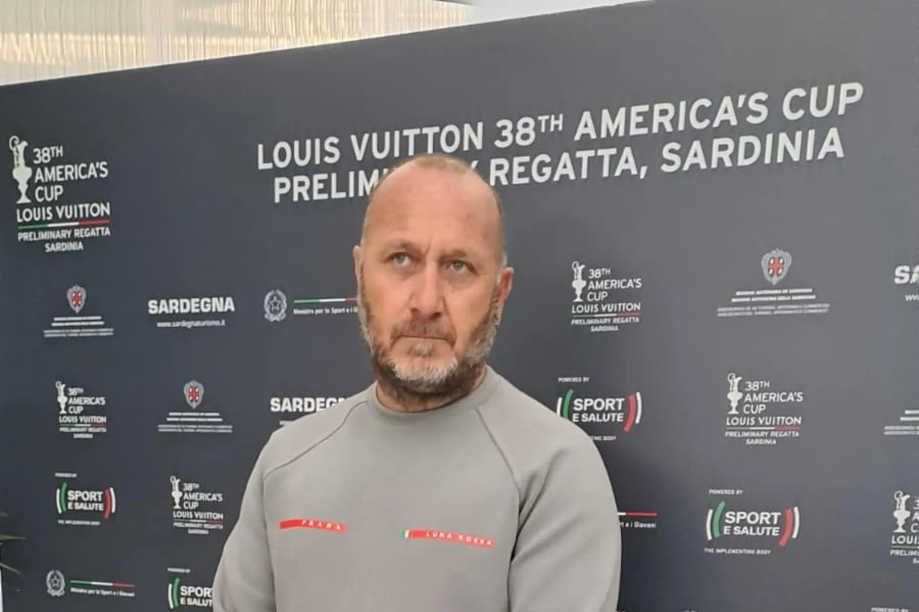 Lo skipper e direttore del team Luna Rossa Max Sirena (foto Ansa)