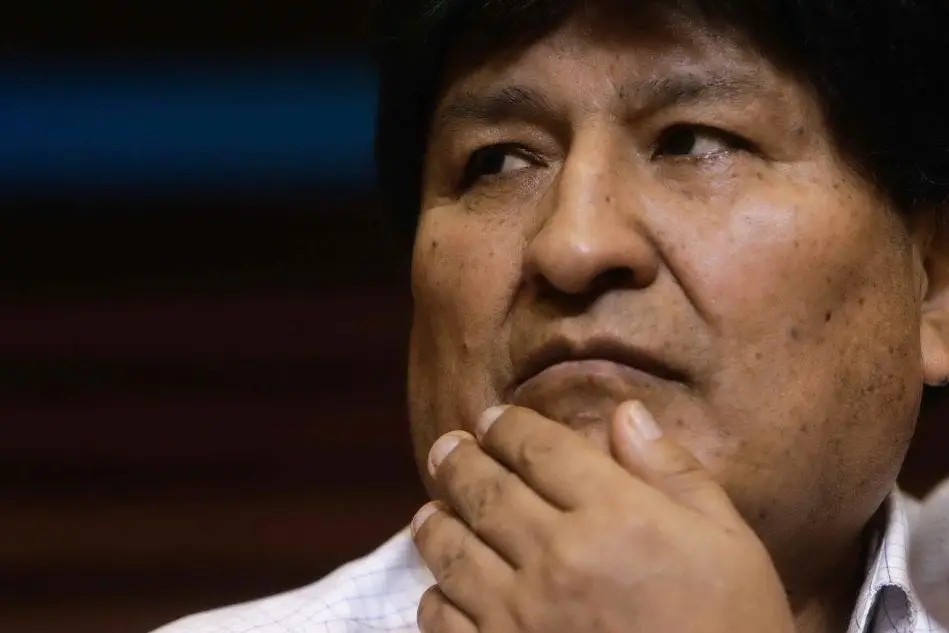 L'ex presidente boliviano Evo Morales (Ansa)