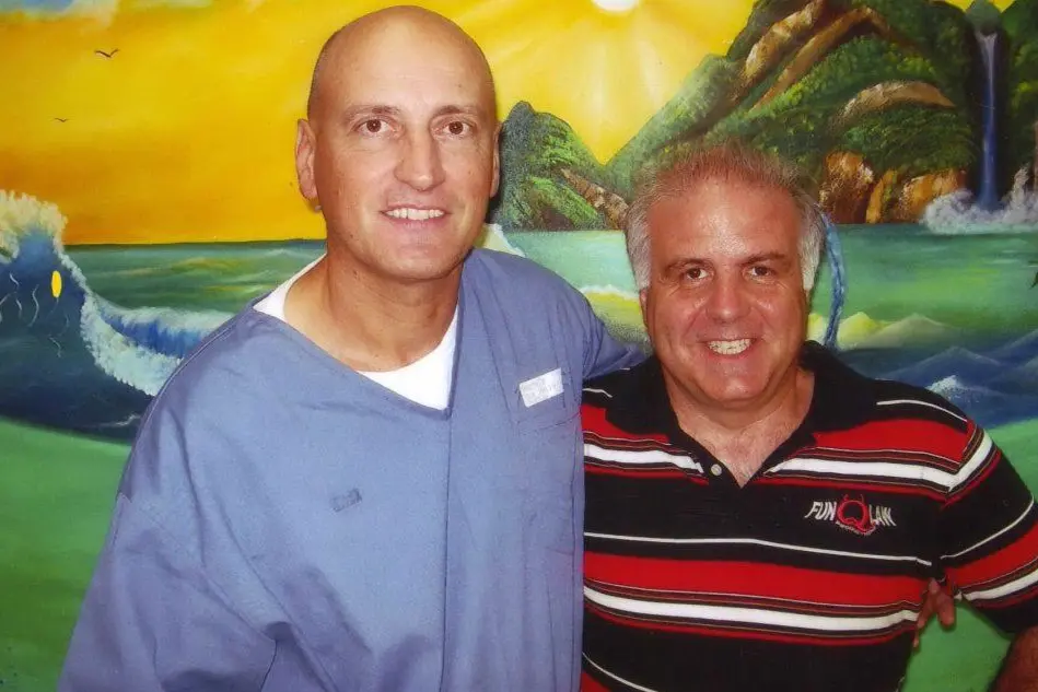 Chico Forti (a sinistra) e Roberto Fodde (foto inviata dall'intervistato)