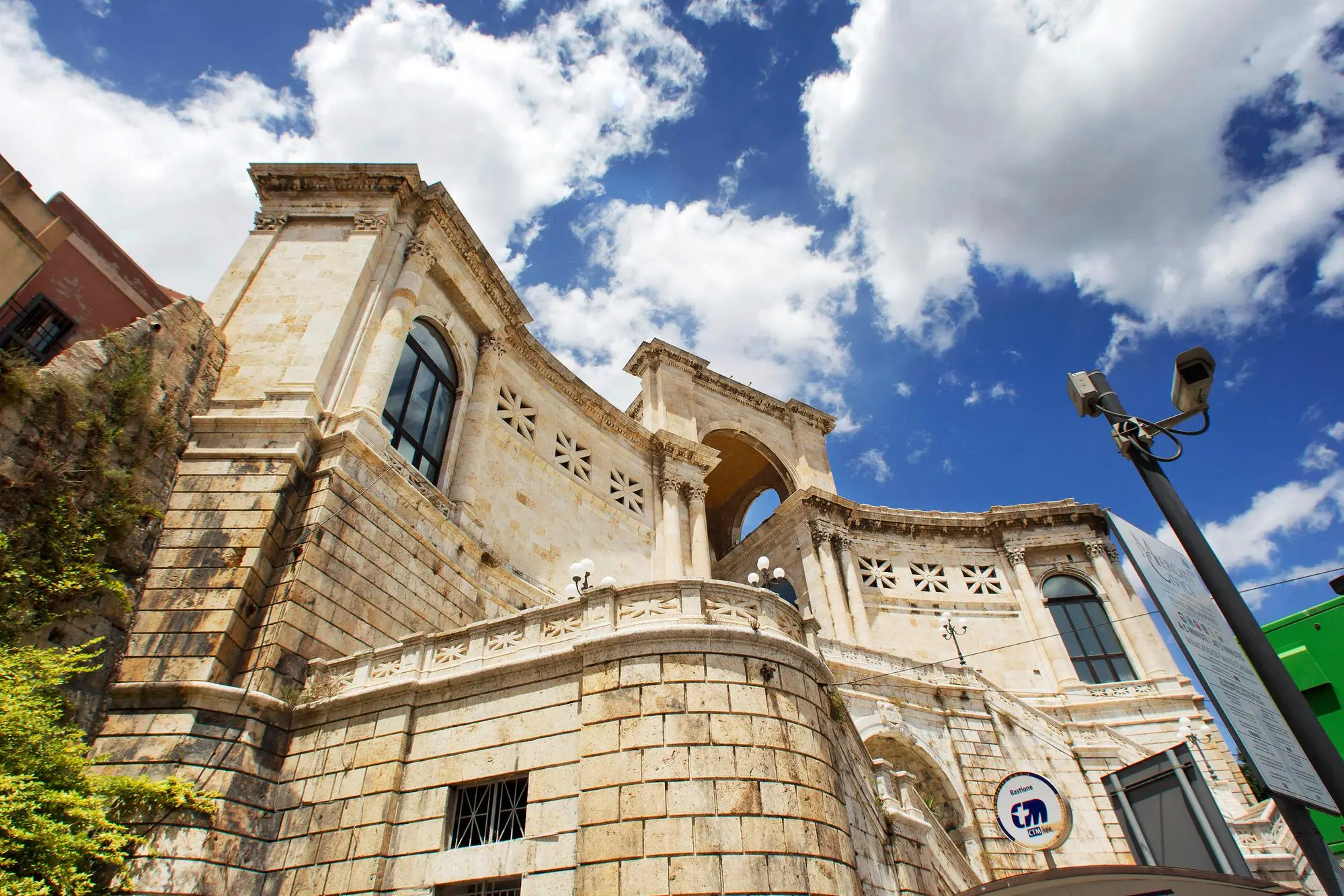 Il Bastione di Saint Remy a Cagliari (archivio L'Unione Sarda - foto Max Solinas)