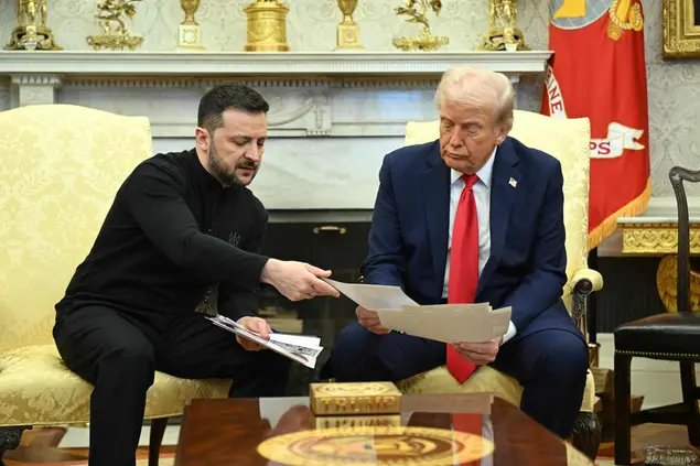 Trump e Zelensky (Ansa-Afp)