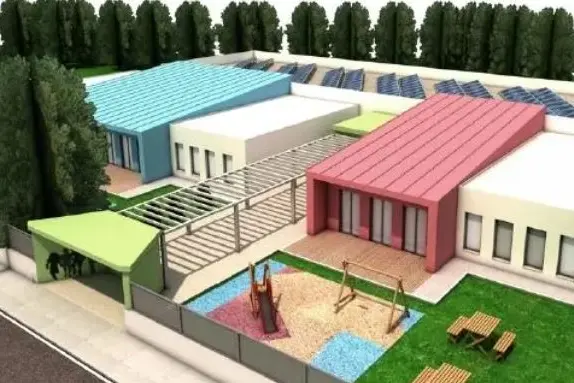 Il nuovo asilo da realizzare in via Livatino (foto concessa)