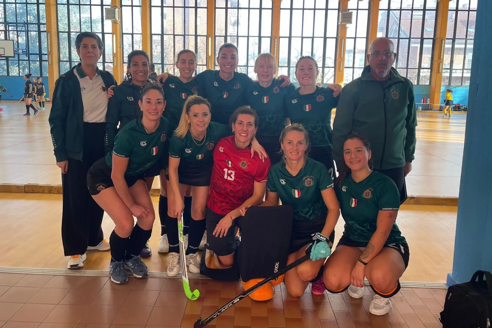 L'Amsicora, nella foto, prima in classifica nella Élite femminile (Foto concessa dalla S.G. Amsicora)