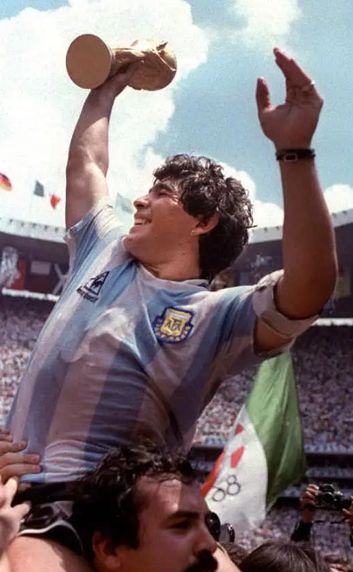 Maradona durante la Coppa del Mondo del 1986