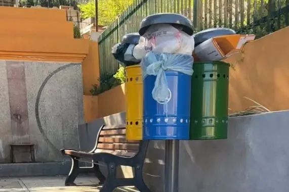 Rifiuti a Bono (foto concessa)