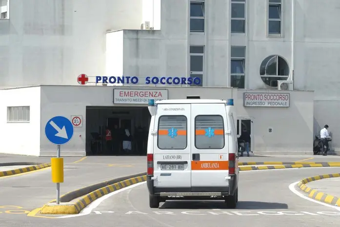 Il Pronto soccorso dell'ospedale Perrino di Brindisi\u00A0 (Ansa)