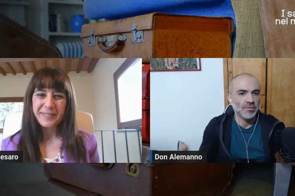 Un momento dell'intervista