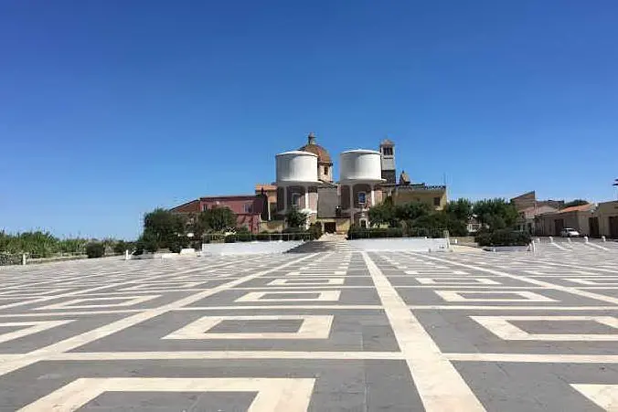 Piazza Stagno a Cabras