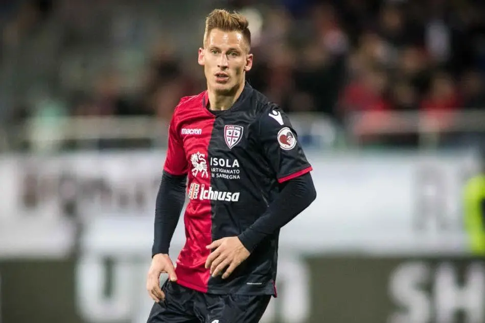 Il trequartista del Cagliari, Valter Birsa (Ansa)