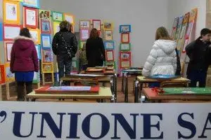 L'inaugurazione della mostra ''La Sartiglia vista dai bambini''