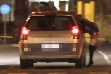 Un cliente e una prostituta