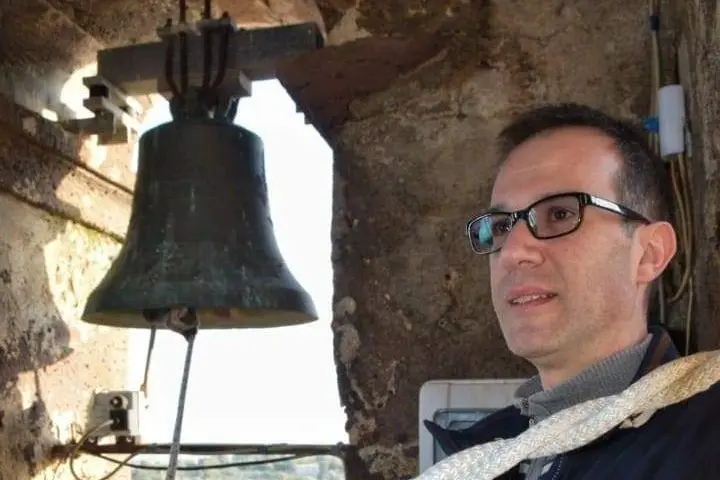 Norbello, il campanaro Sisto Manca