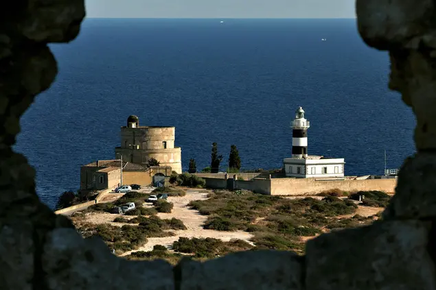 Il faro di Calamosca, a Cagliari