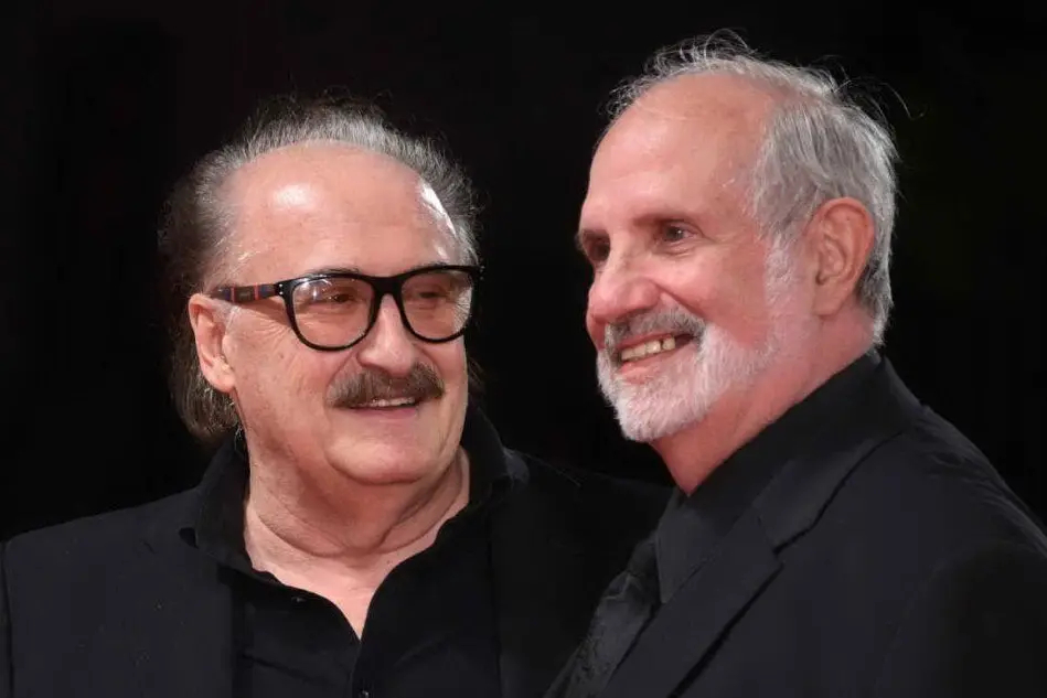 Da sinistra, Pino Donaggio e Brian De Palma