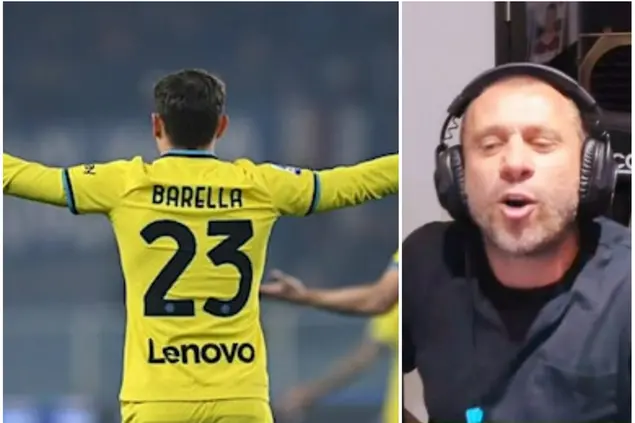 Nicolò Barella e Antonio Cassano