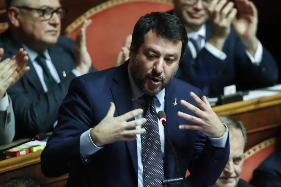 Matteo Salvini (Ansa - Lami)