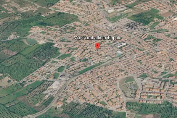 L'area di intervento idrico a Sorso (foto concessa)