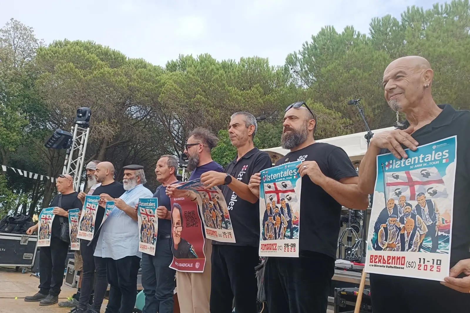 Gli Istentales a Burcei con Beniamino Zuncheddu