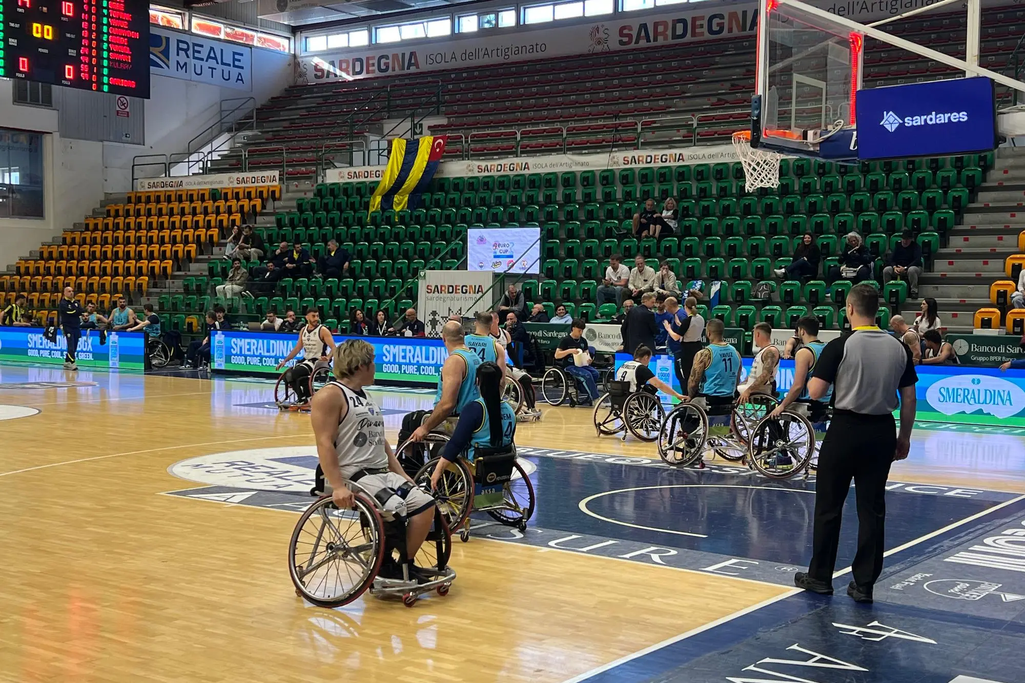 Iniziano con una sconfitta le semifinali scudetto della Dinamo Lab (foto G. Marras)