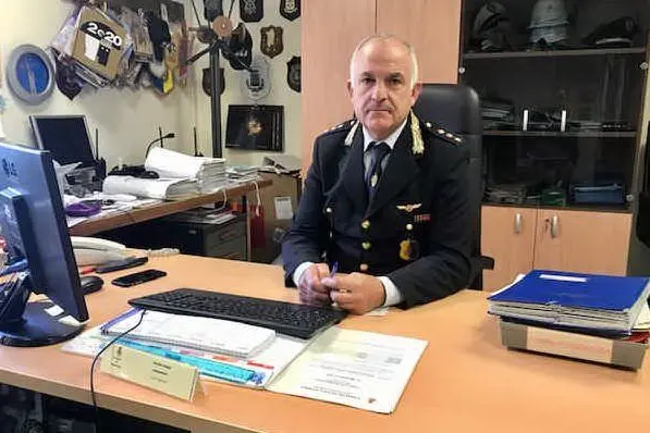 Pierluigi Casu, comandante della polizia locale di Villasimius (Foto G.Agus)