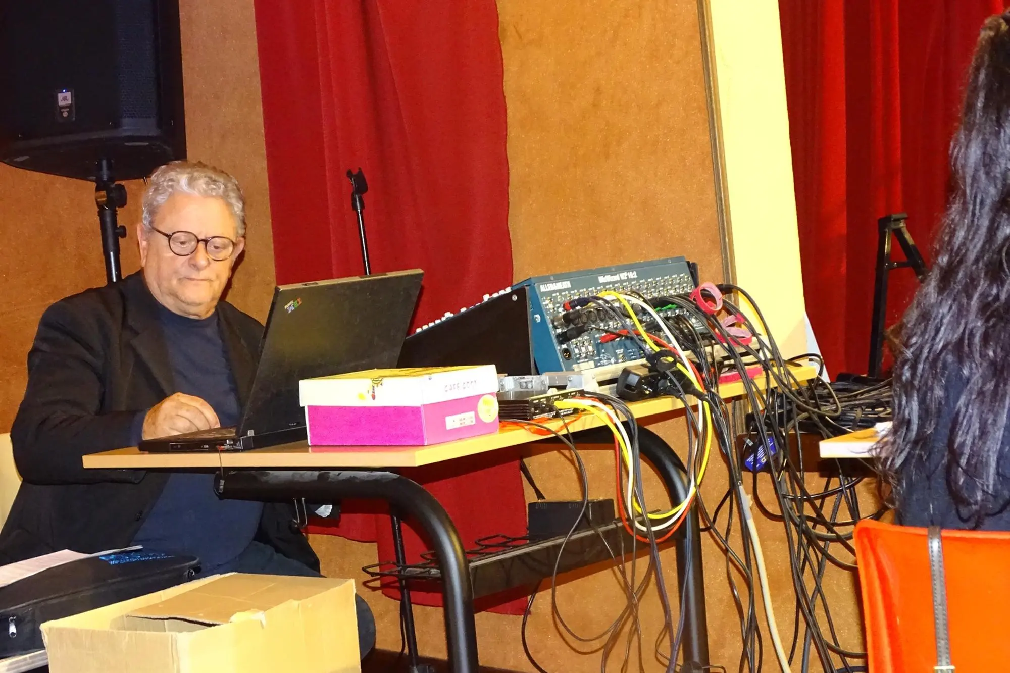Il maestro Cassinelli dietro le quinte al Gavino Gabriel
