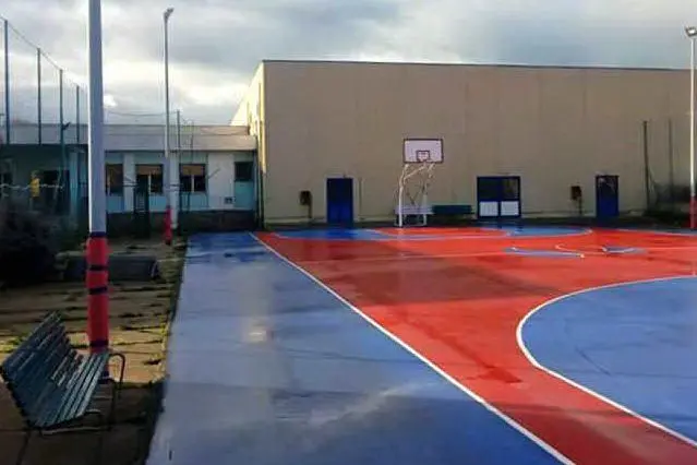 Il nuovo campo di basket a Olmedo