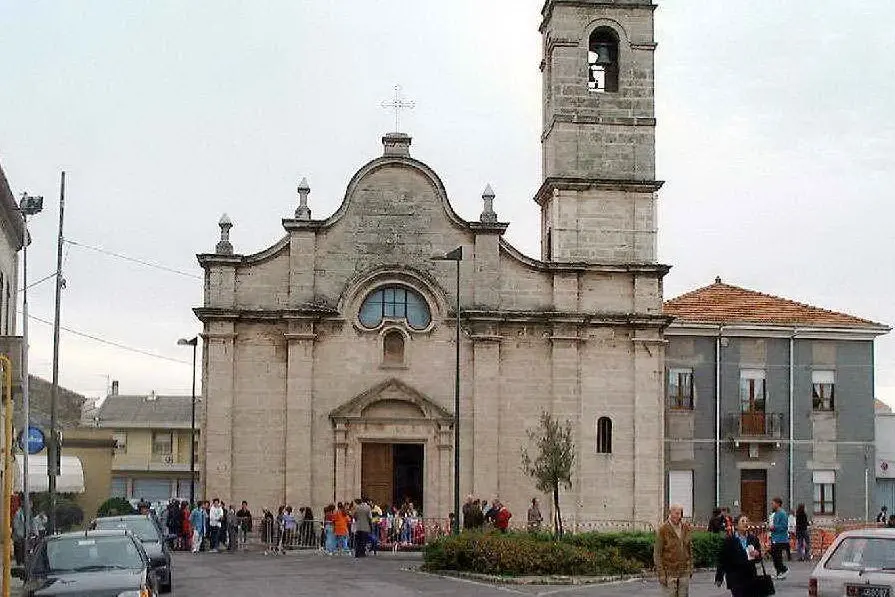 La parrocchia di Sant'Efisio (Archivio L'Unione Sarda)