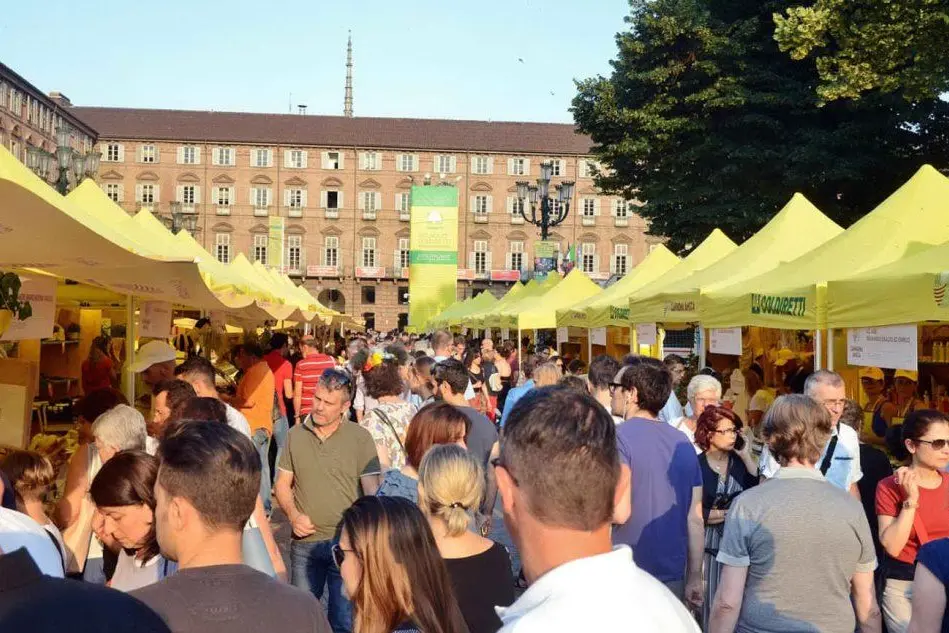 Villaggio Coldiretti a Torino (Ansa)