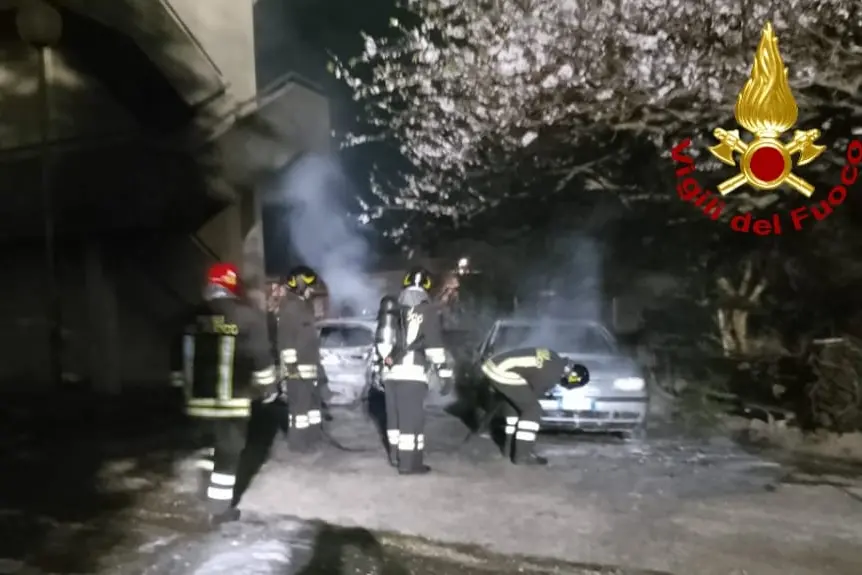 L'intervento ad Ardauli (foto vigili del fuoco)