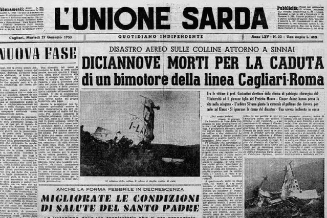 L'Unione Sarda del 27 gennaio 1953