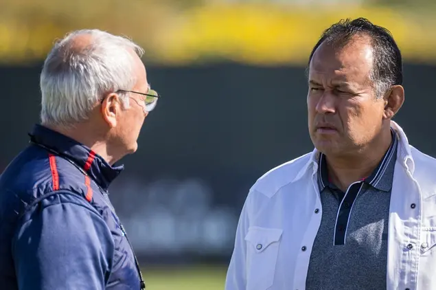 Reynoso a colloquio con Ranieri (Cagliari calcio)