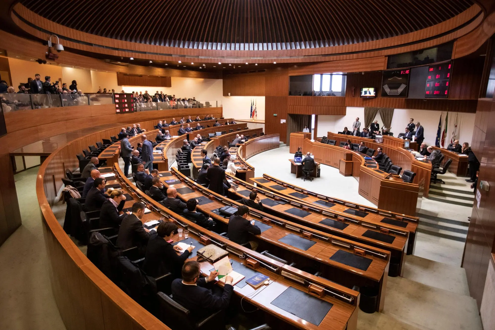 L'Aula del Consiglio regionale