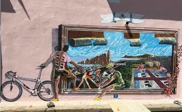 A Tortolì un murales per l'atleta marchigiano (Ansa)