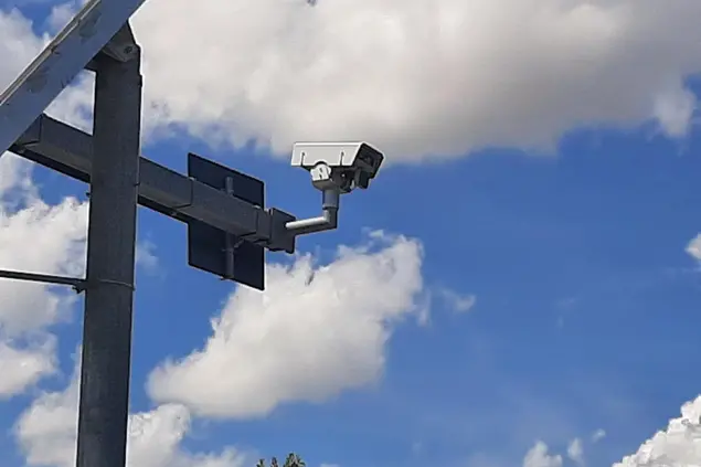 Autovelox su una strada