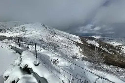 Neve a Fonni (foto Deidda)