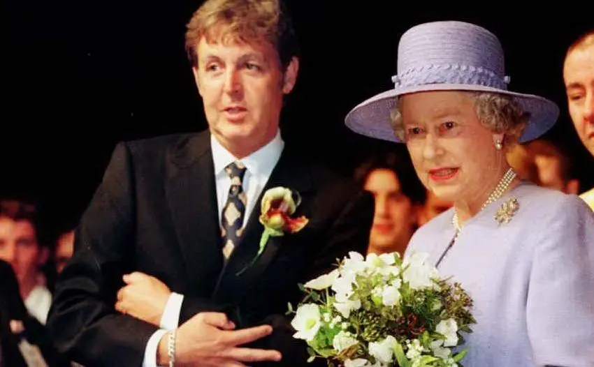 Con Paul McCartney