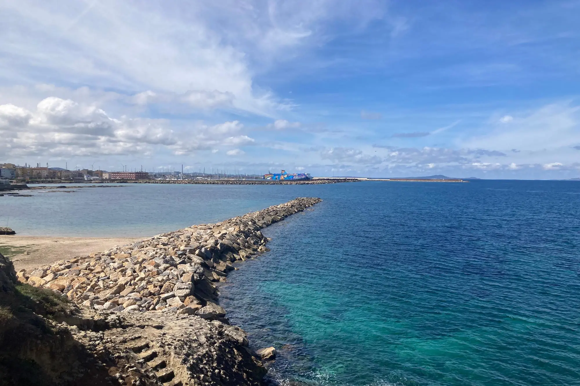 La spiaggia (foto Pala)