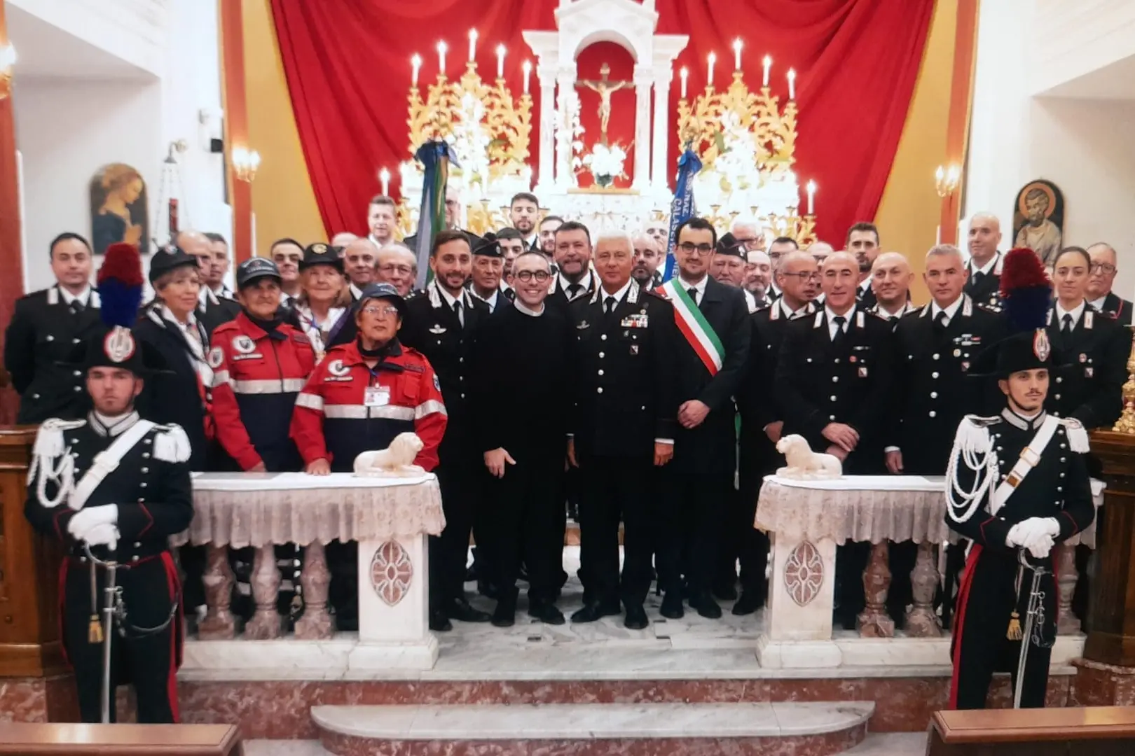 La cerimonia a Carloforte (foto carabinieri)