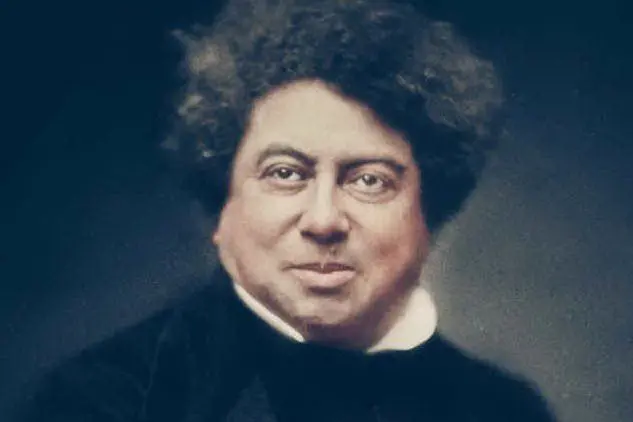 Alexandre Dumas in un ritratto d'epoca (foto da Google)