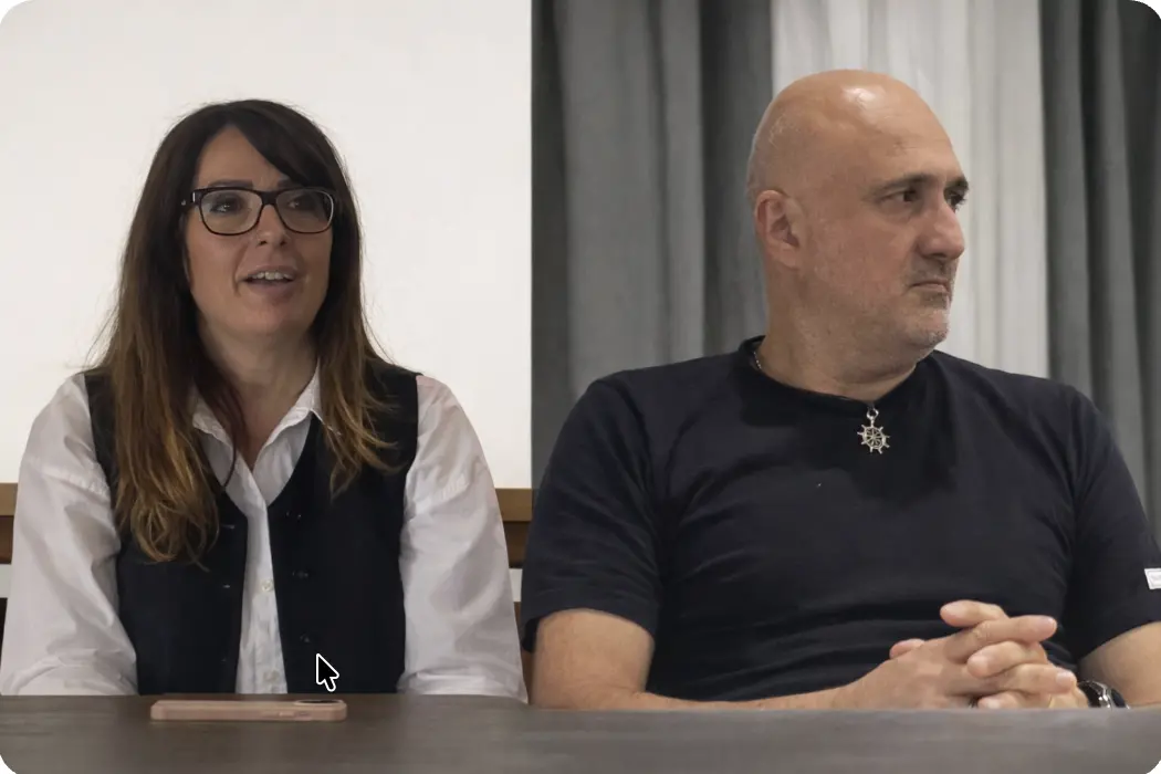 Gabriella Esposito capogruppo Pd e Christian Mulas presidente Commissione Protezione Civile