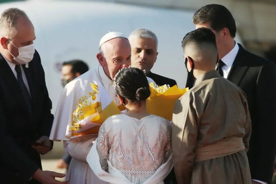 Papa Francesco in Iraq (Ansa - Haji)
