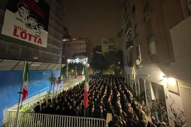 I saluti romani (Ansa)