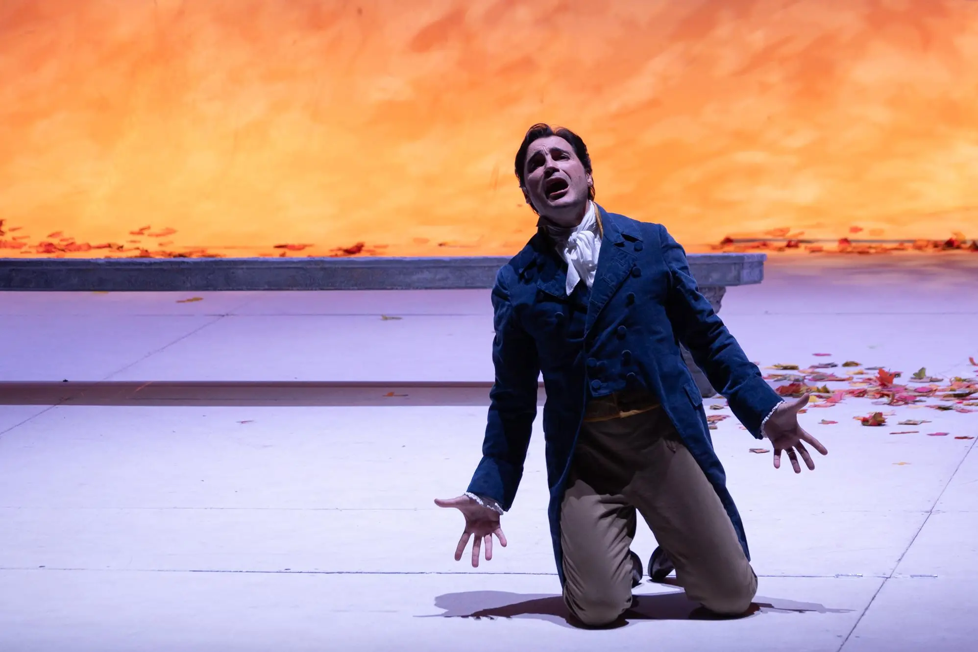 Francesco Demuro nel "Werther" (foto di Elisa Casula)