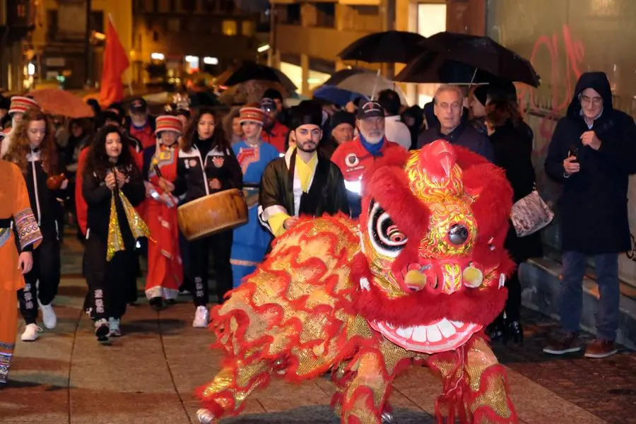 Il capodanno cinese a Cagliari (foto archivio L'Unione Sarda)